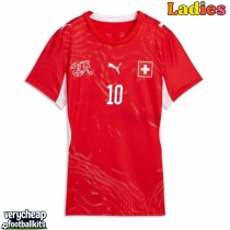 Switzerland Granit Xhaka #10 Replica Home Shirt Ladies World Cup 2026 Short Sleeve
